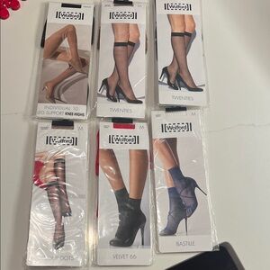 Wolford Hosiery - Knee-high and sock bundle! Colors DIFFERENT from cover photos